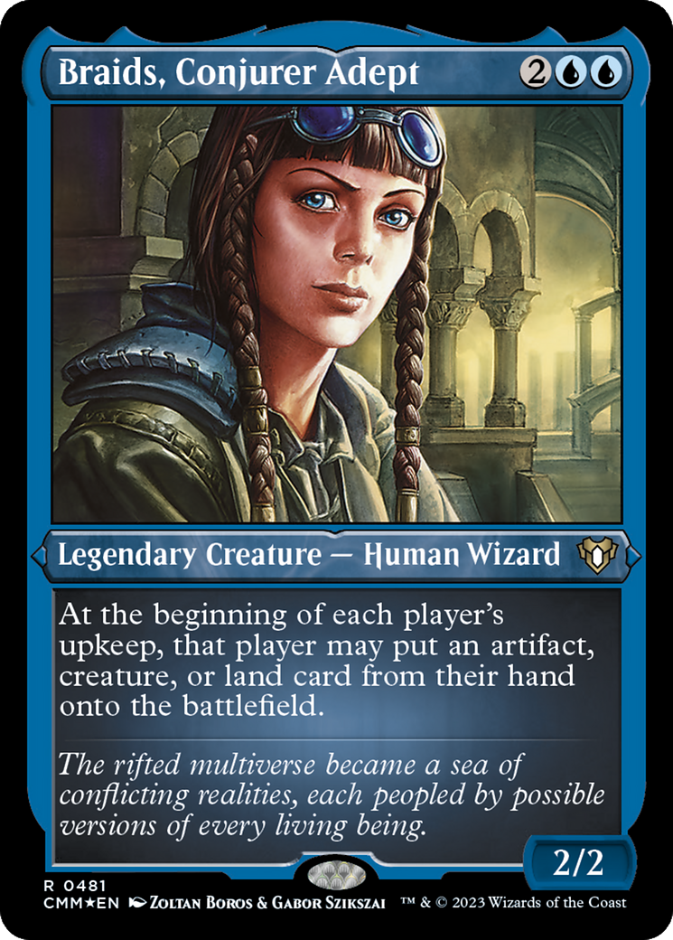 Braids, Conjurer Adept (0481) - Foil Etched