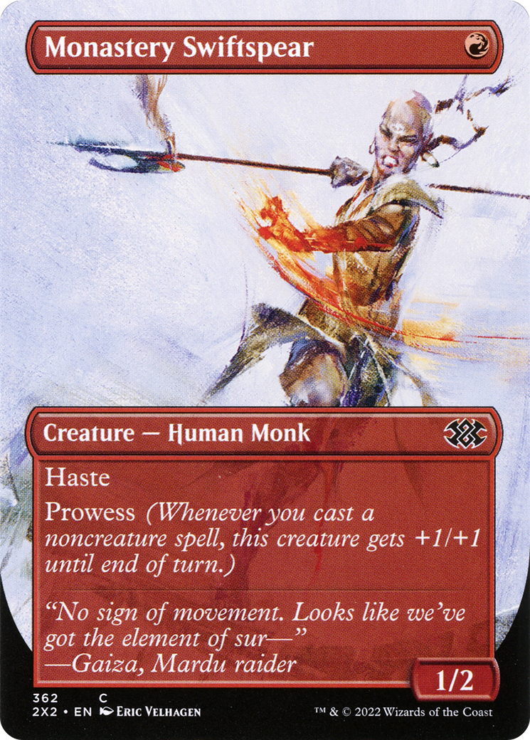Monastery Swiftspear (362) (Borderless) - Foil