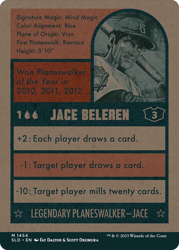 Jace Beleren (1454) (Reversible) (Showcase) (SLD)