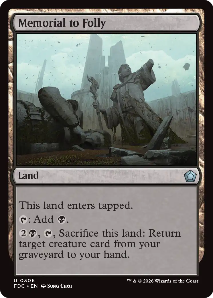 Memorial to Folly (FDC)