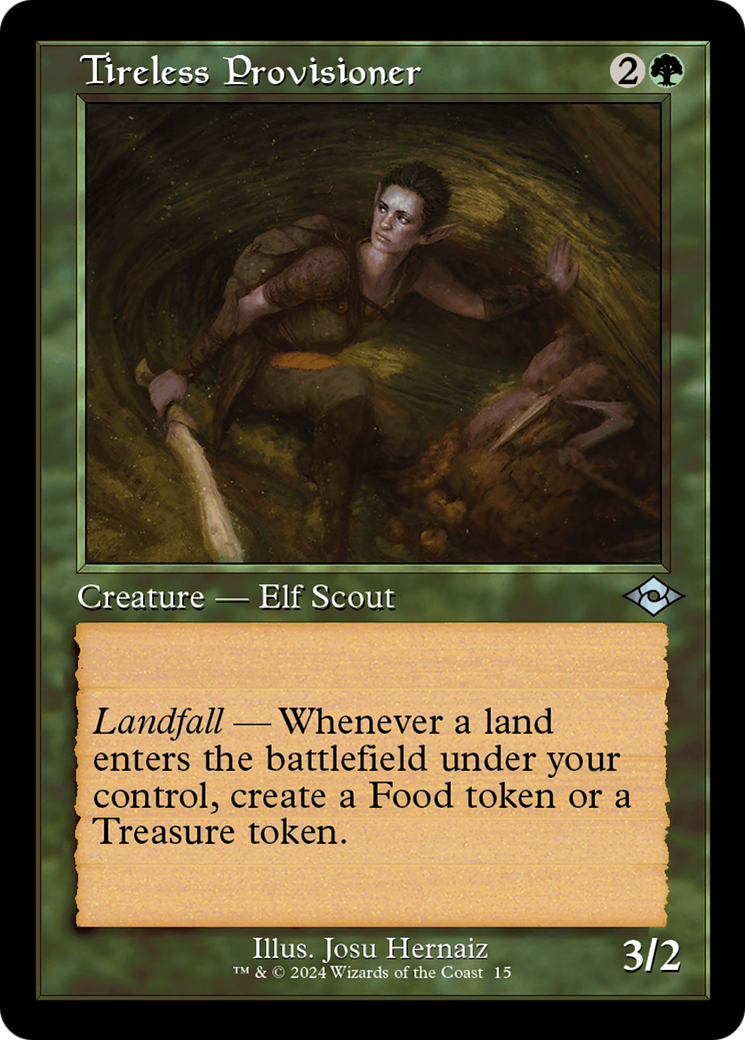 Tireless Provisioner (015) (Retro Frame) - Foil