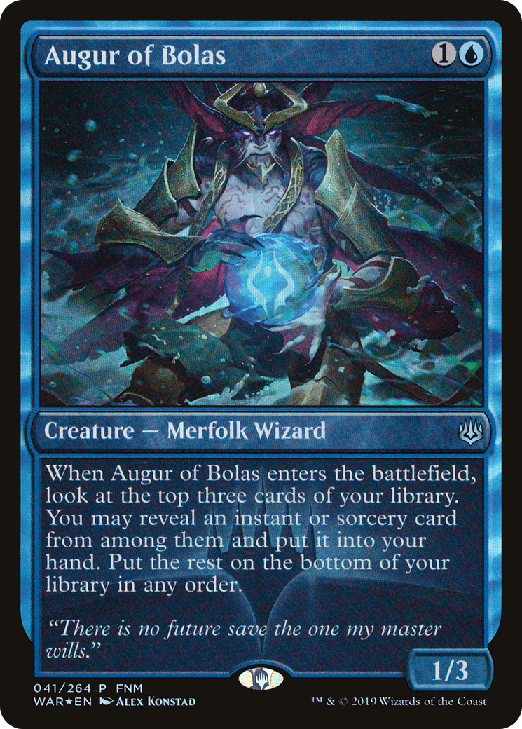Augur of Bolas (041) (FNM) - Foil