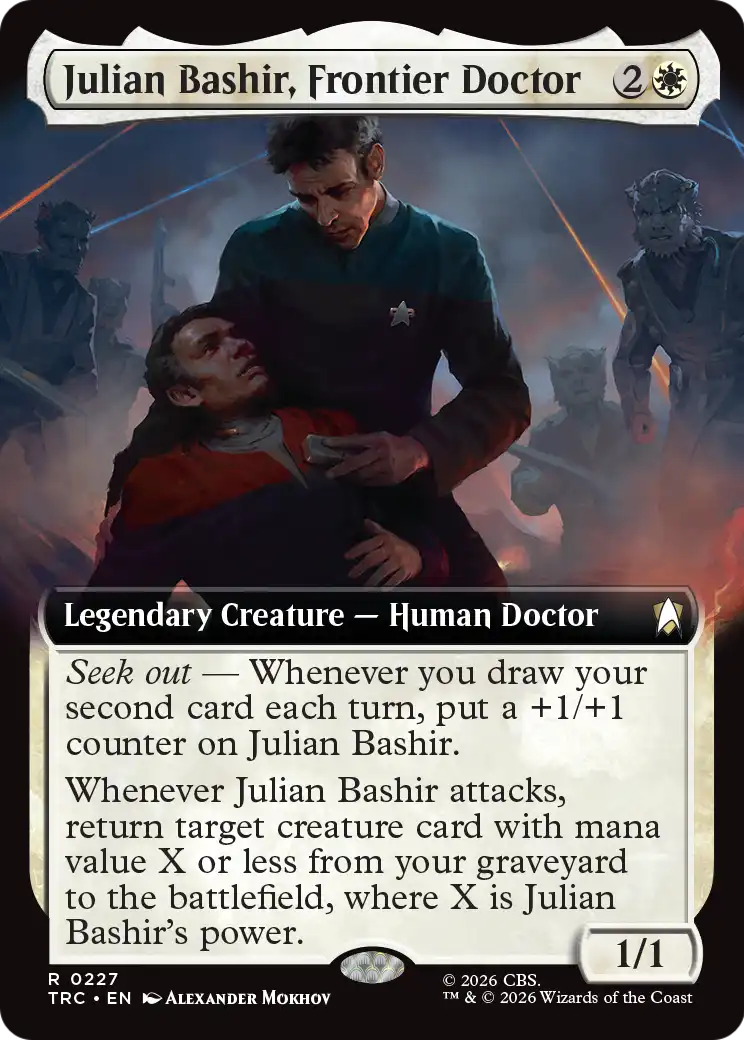 Julian Bashir, Frontier Doctor (0227) (Extended Art) (TRC)