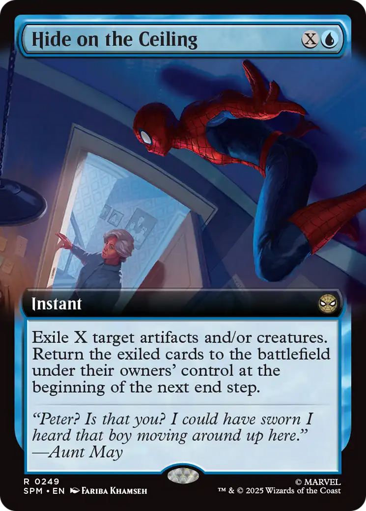 Hide on the Ceiling (0249) (Extended Art) - Foil