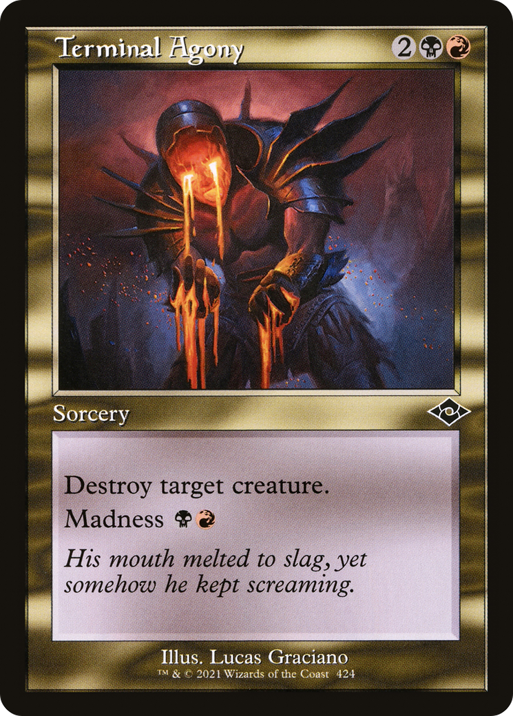 Terminal Agony (424) (Retro Frame) - Foil
