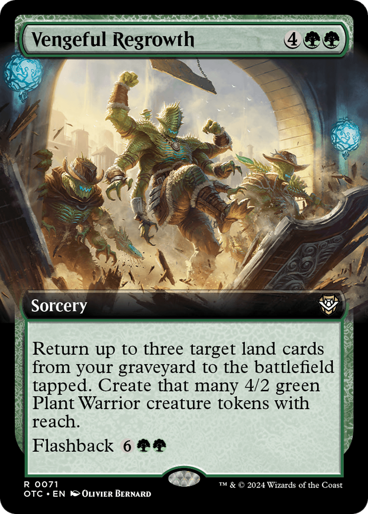 Vengeful Regrowth (0071) (Extended Art)