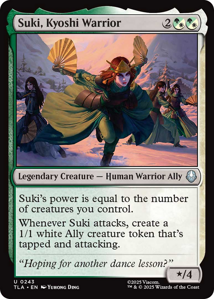 Suki, Kyoshi Warrior - Foil tla