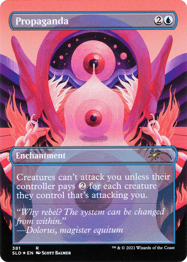 Propaganda (381) (Borderless) (Reversible) (SLD) - Foil