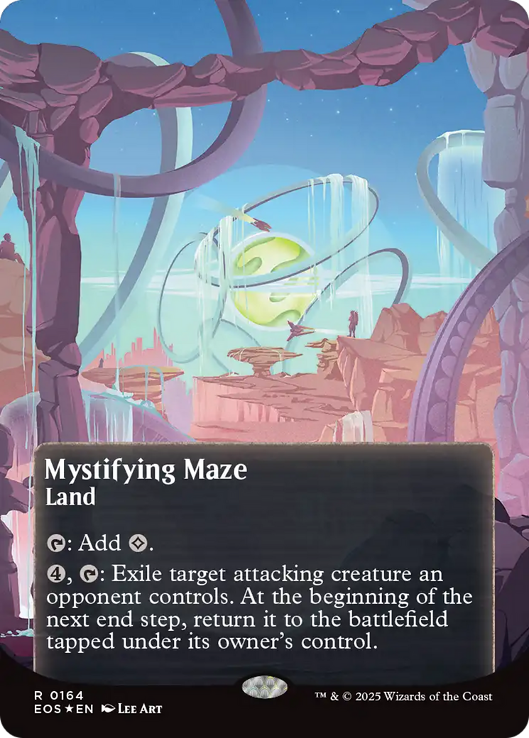 Mystifying Maze (0164) (Borderless) - Galaxy Foil