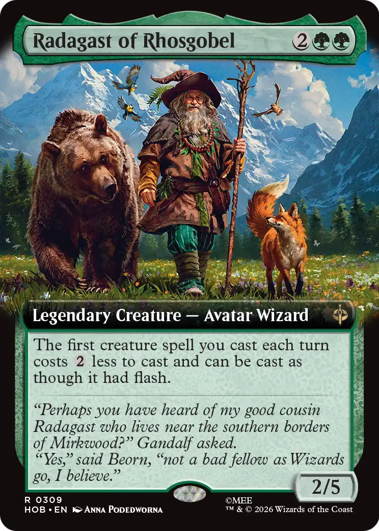 Radagast of Rhosgobel (0309) (Extended Art) (HOB)