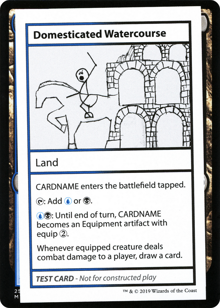 Domesticated Watercourse (No PW Symbol)