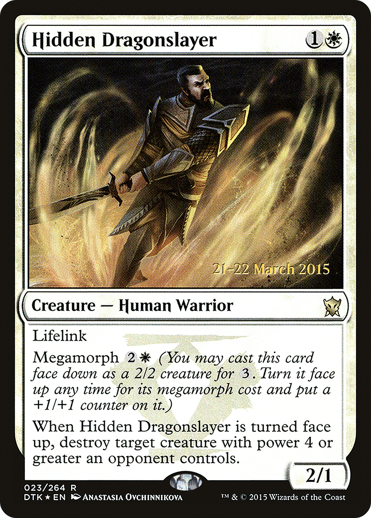 Hidden Dragonslayer (023) (Prerelease) - Foil