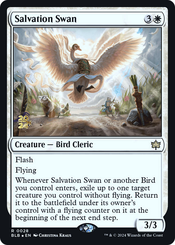 Salvation Swan (0028) (Prerelease) - Foil