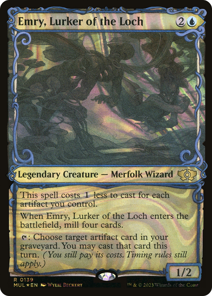 Emry, Lurker of the Loch (0139) (Showcase) - Halo Foil