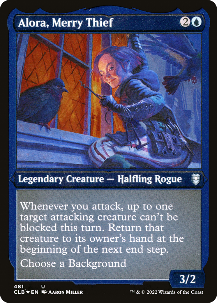 Alora, Merry Thief - Foil Etched