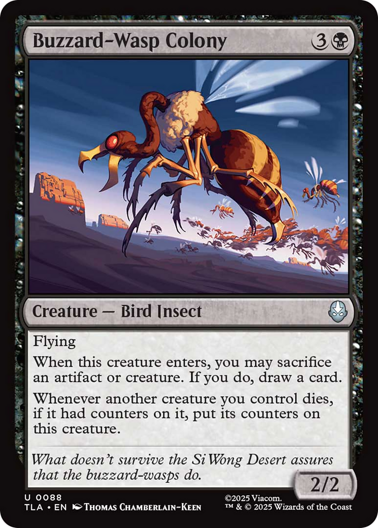 Buzzard-Wasp Colony - Foil tla