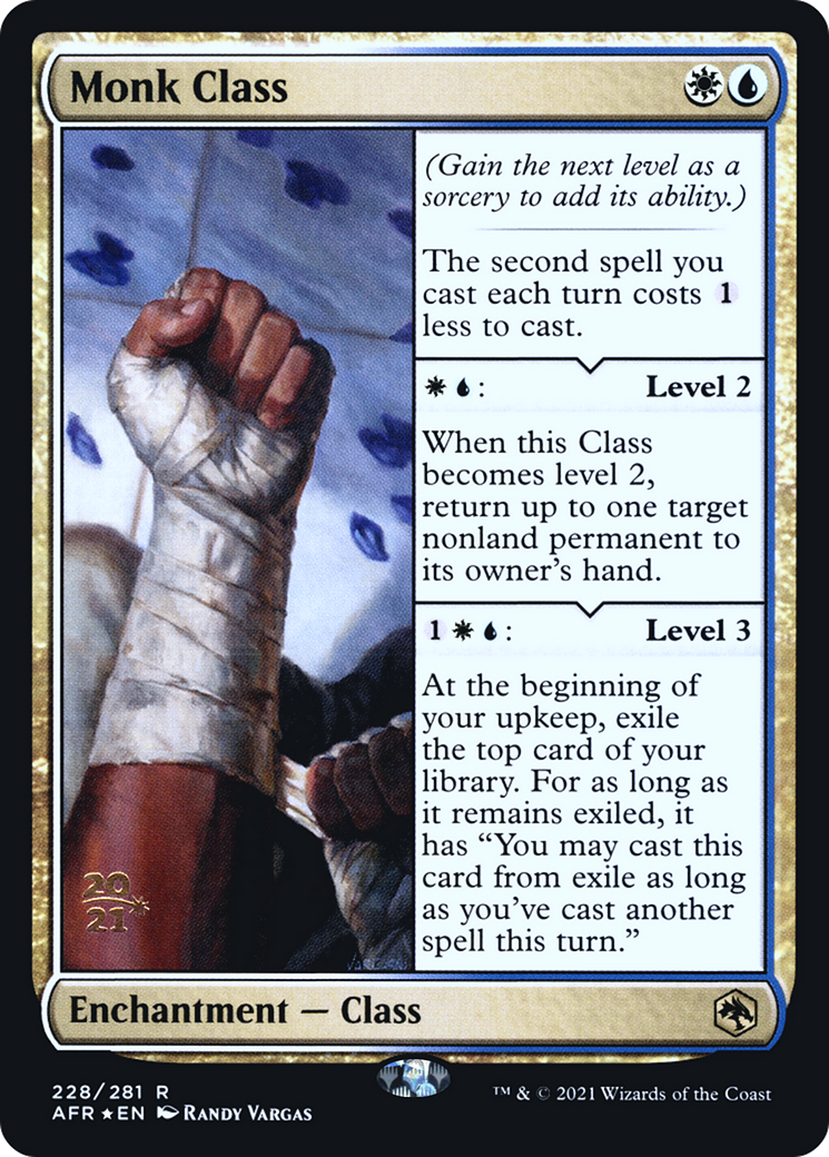 Monk Class (228) (Prerelease) - Foil