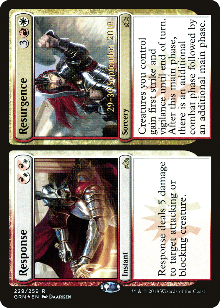 Response // Resurgence (229) (Prerelease) - Foil