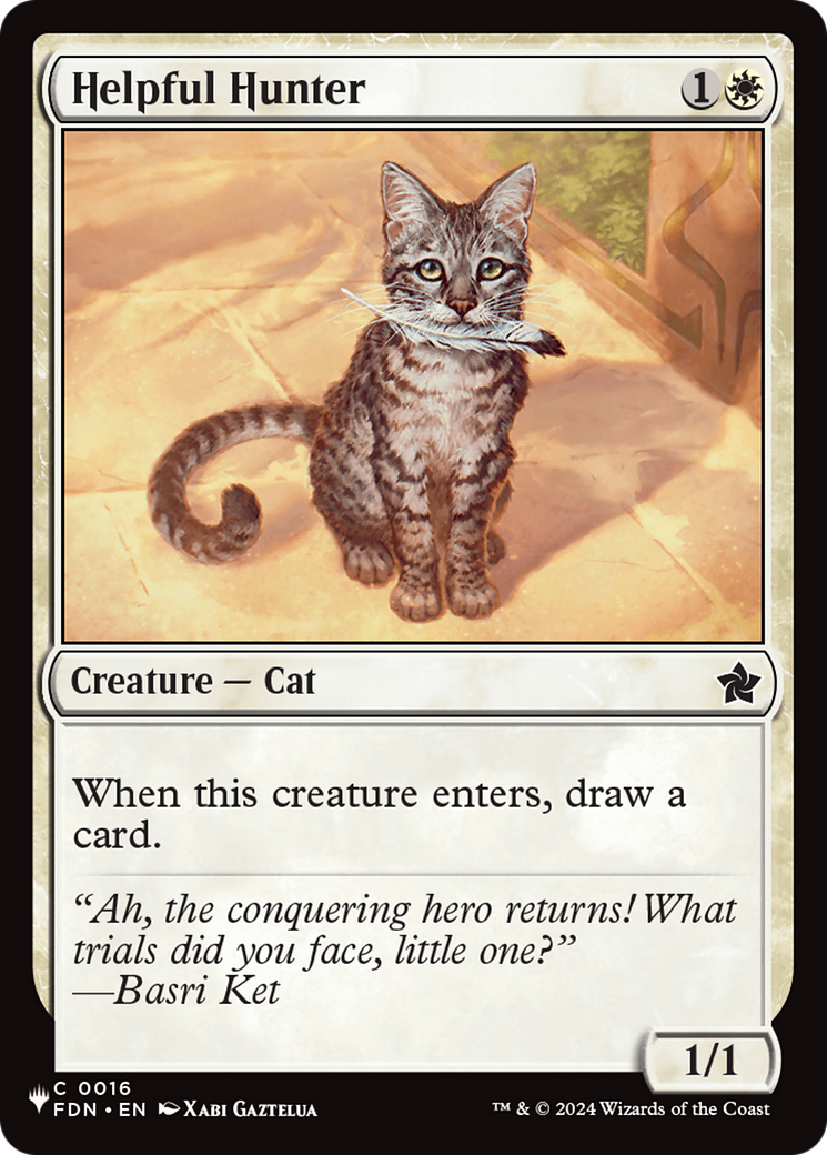 Helpful Hunter (FDN-16) (PLST)