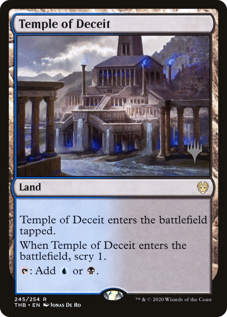 Temple of Deceit (245) (Promo Pack) - Foil