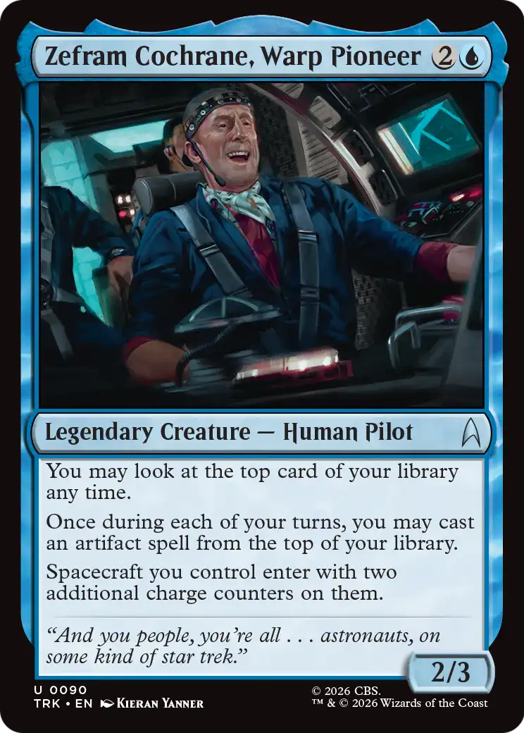 Zefram Cochrane, Warp Pioneer (TRK)