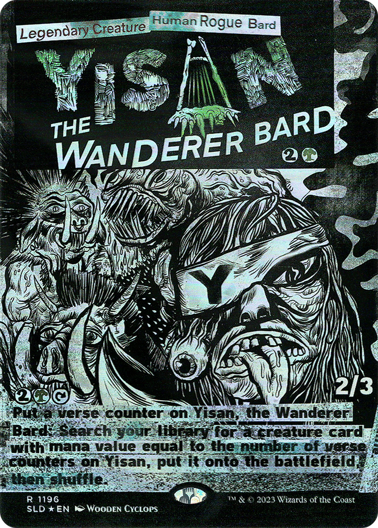 Yisan, the Wanderer Bard (1196) (Showcase) - Foil