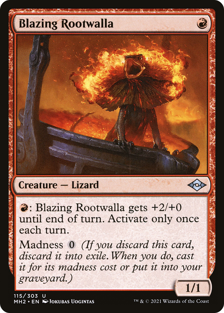 Blazing Rootwalla - Foil
