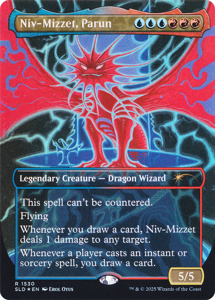 Niv-Mizzet, Parun (1530) (Borderless) - Foil
