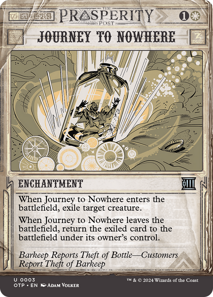 Journey to Nowhere (0003) (Showcase) - Foil