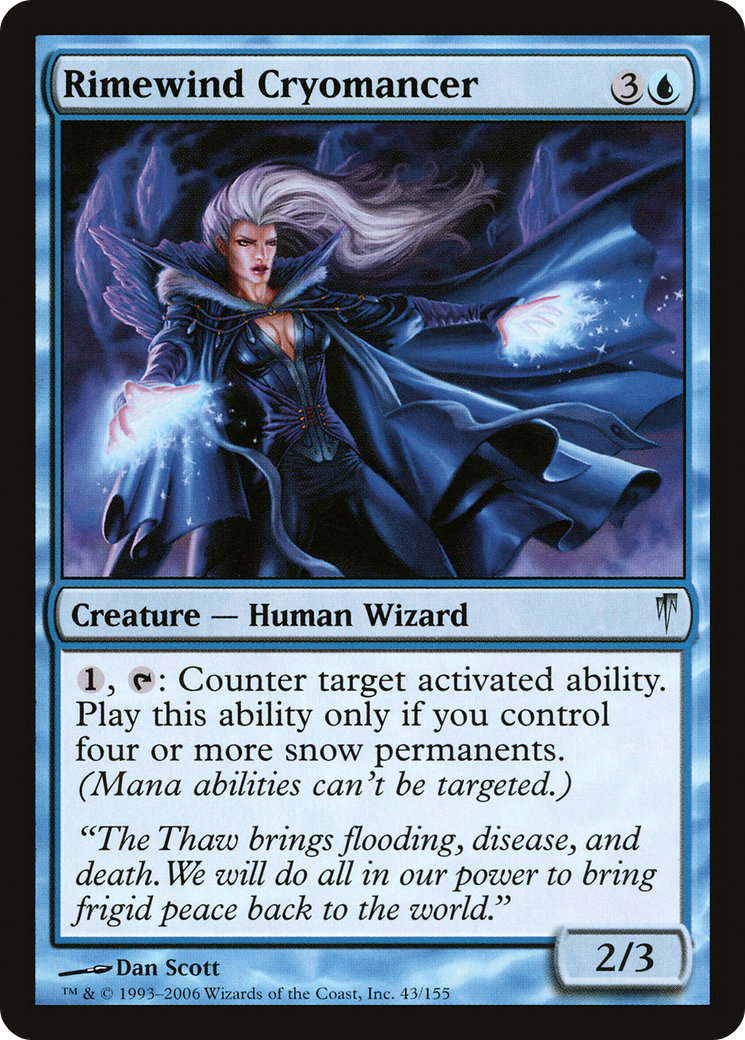 Rimewind Cryomancer - Foil