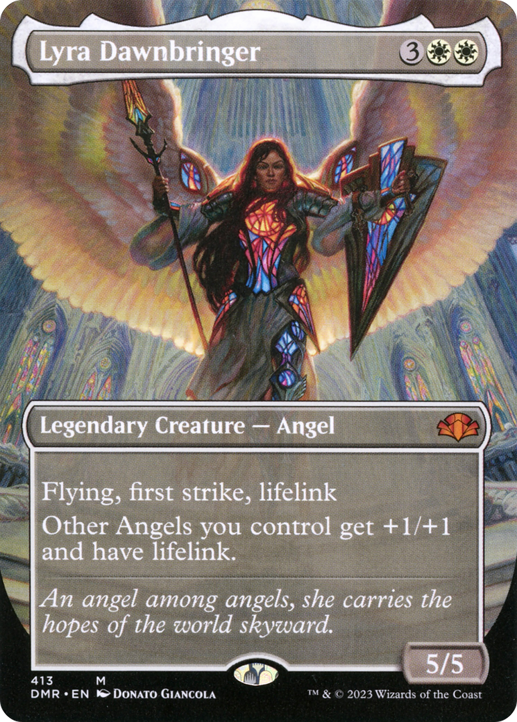 Lyra Dawnbringer (413) (Borderless) - Foil