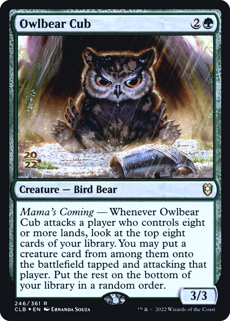 Owlbear Cub (246) (Prerelease) - Foil