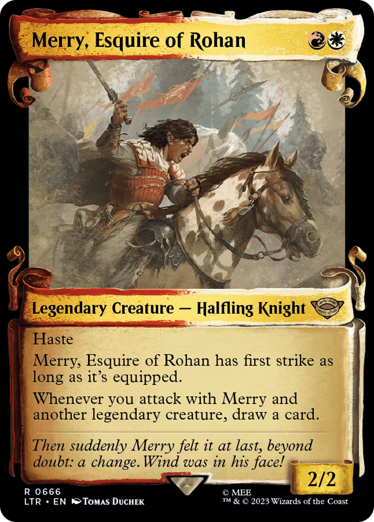 Merry, Esquire of Rohan (0666) (Showcase) - Silver Foil