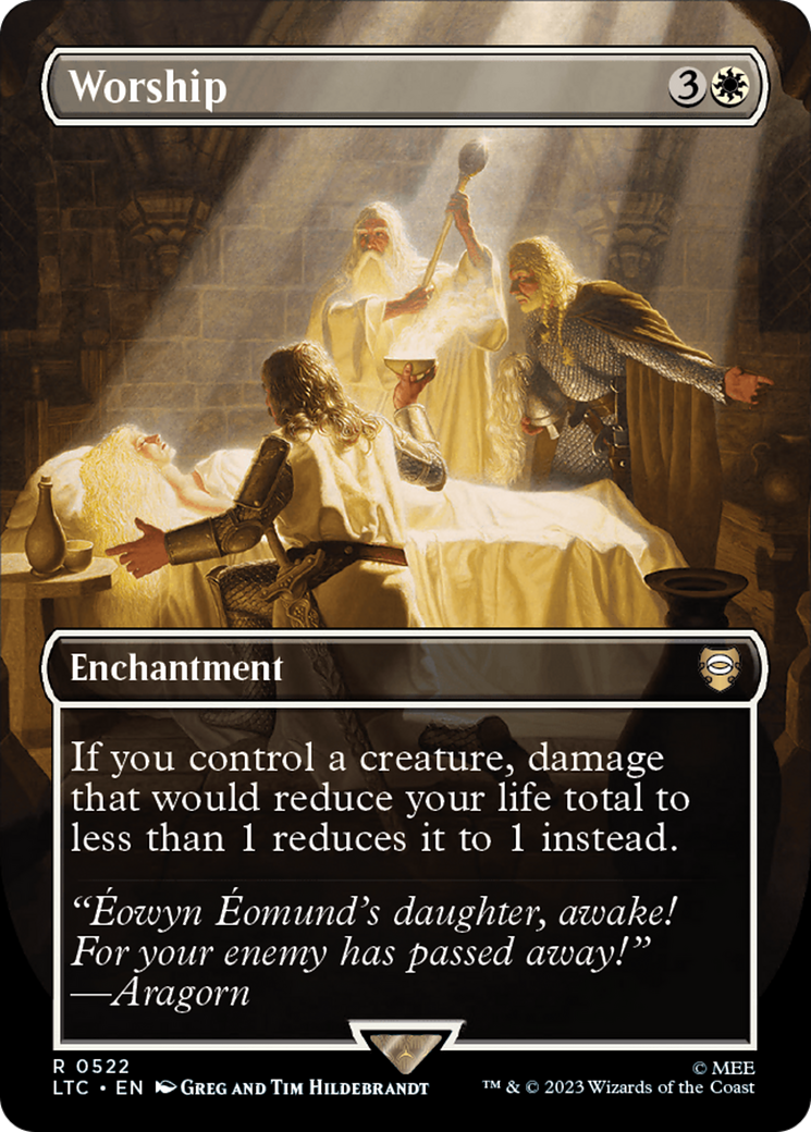 Worship (0522) (Borderless) - Silver Foil