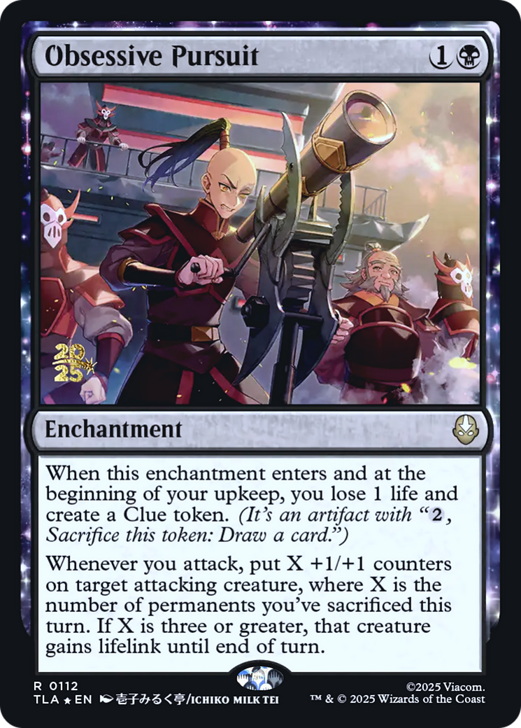 Obsessive Pursuit (0112) (Prerelease) (PTLA) - Foil