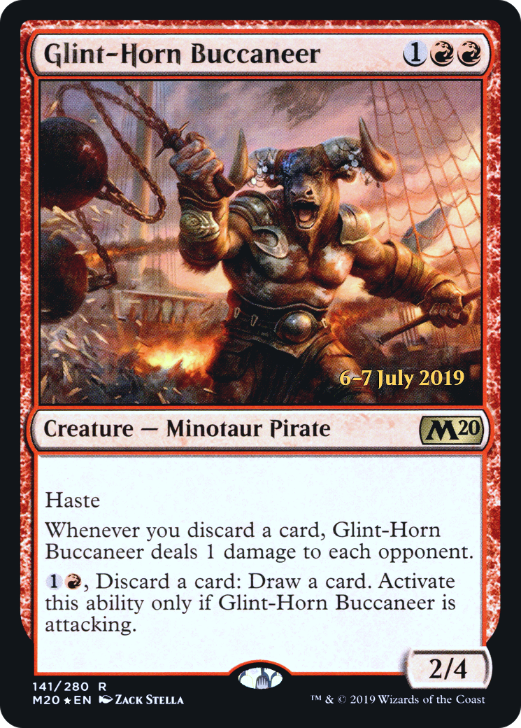Glint-Horn Buccaneer (141) (Prerelease) - Foil
