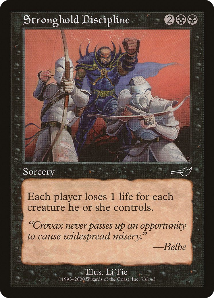 Stronghold Discipline - Foil