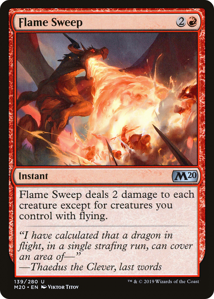 Flame Sweep - Foil