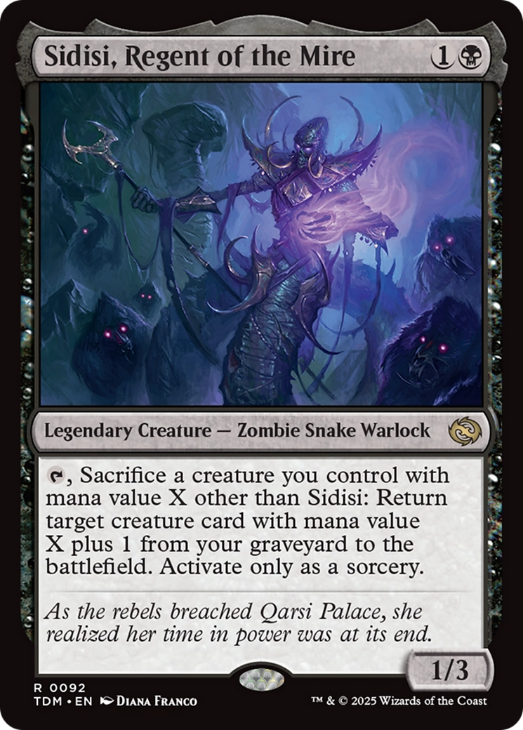 Sidisi, Regent of the Mire - Foil