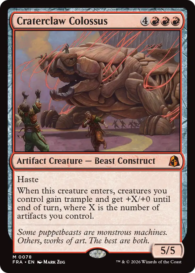 Craterclaw Colossus (FRA) - Foil