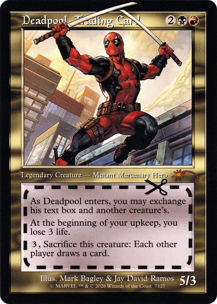 Deadpool, Trading Card (7127) (Showcase) (SLD)