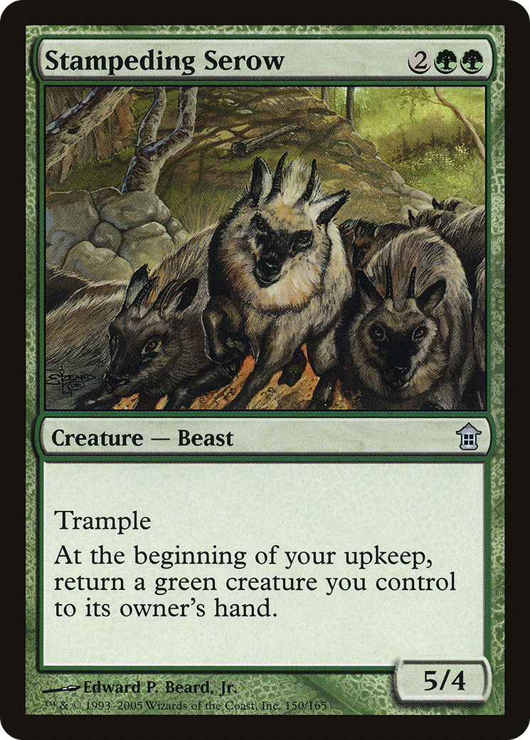 Stampeding Serow - Foil
