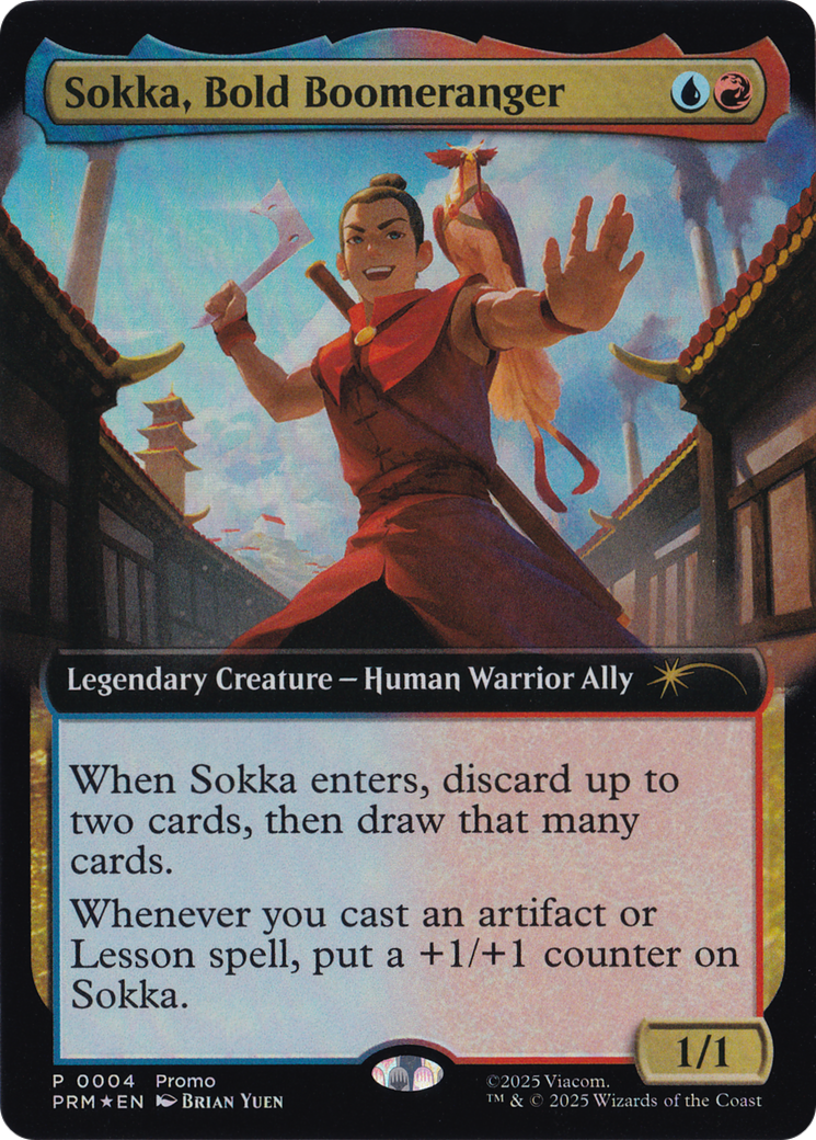 Sokka, Bold Boomeranger (0004) (Extended Art) - Foil pf25