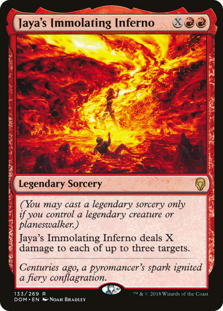 Jaya's Immolating Inferno - Foil