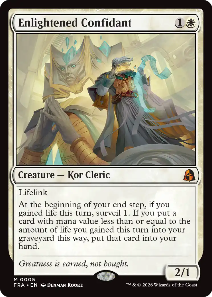 Enlightened Confidant (FRA) - Foil