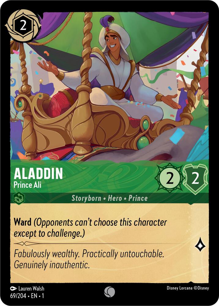 Aladdin, Prince Ali (0069) - Cold Foil