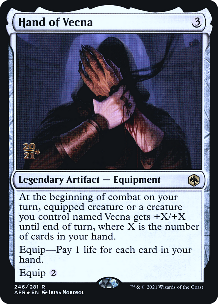 Hand of Vecna (246) (Prerelease) - Foil