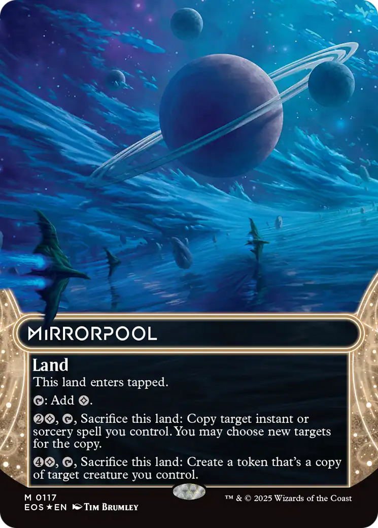 Mirrorpool (0117) (Borderless) - Galaxy Foil