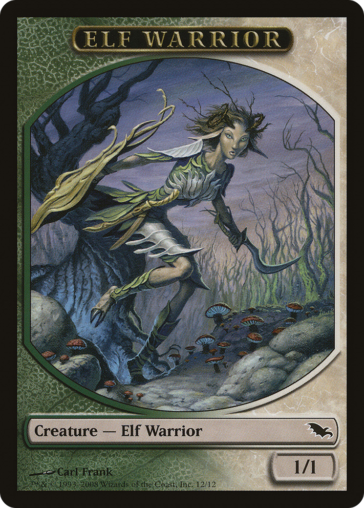 Elf Warrior Token (005)