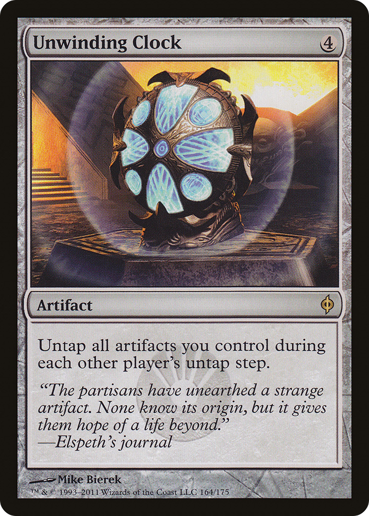 Unwinding Clock - Foil